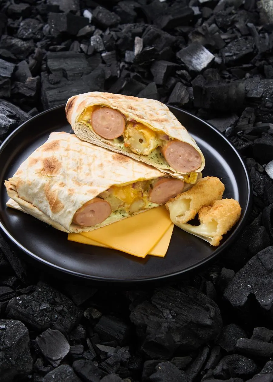 Хот дог по - углевому