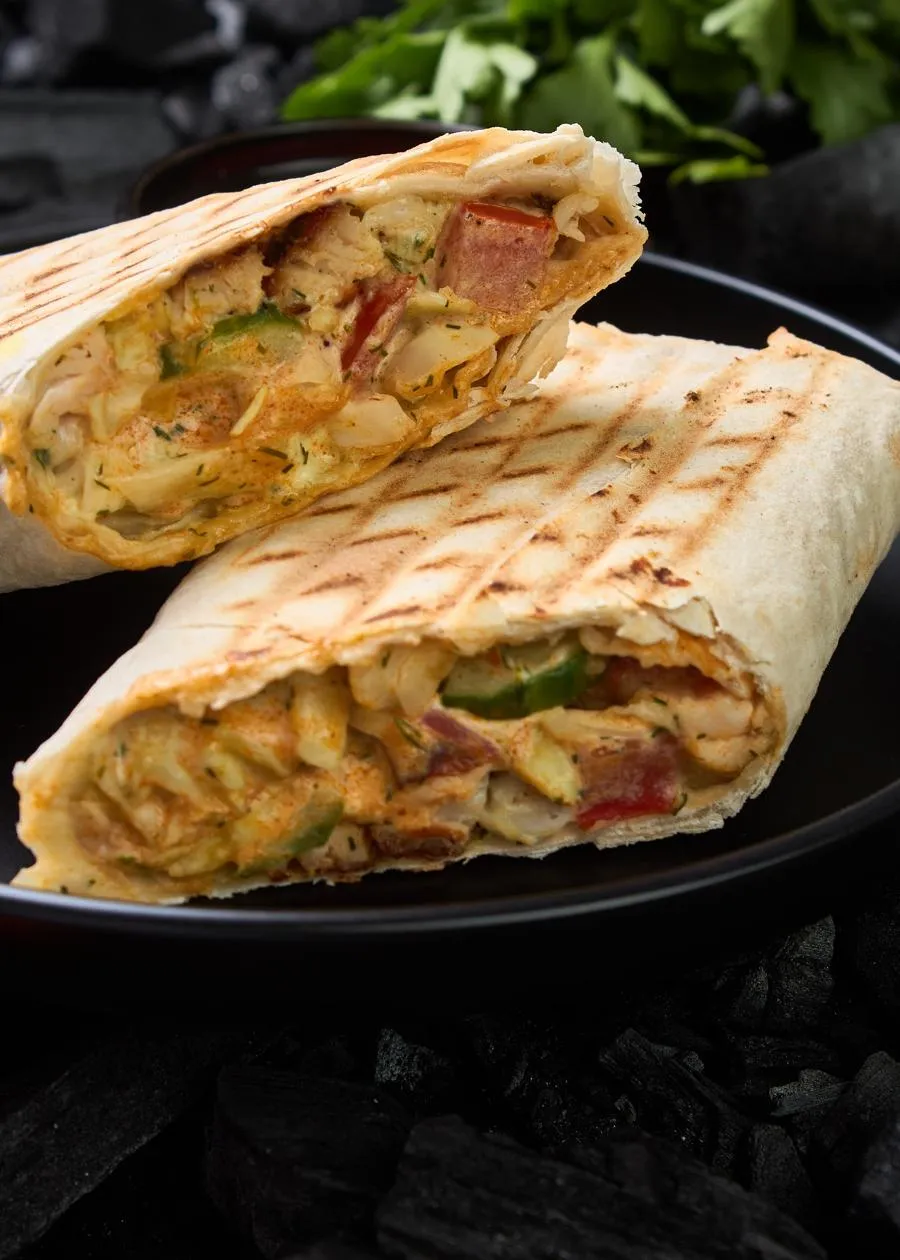 Шаурма Том Ям со свининой